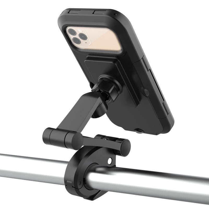 HL-69-L Adjustable Motorcycle Bike Phone Holder Case Outdoor Waterproof Handlebar Mobile Support Mount Secondary image