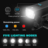 K1000 5 Modes 3000mAh 1000 Lumens USB Rechargeable Bike Lights