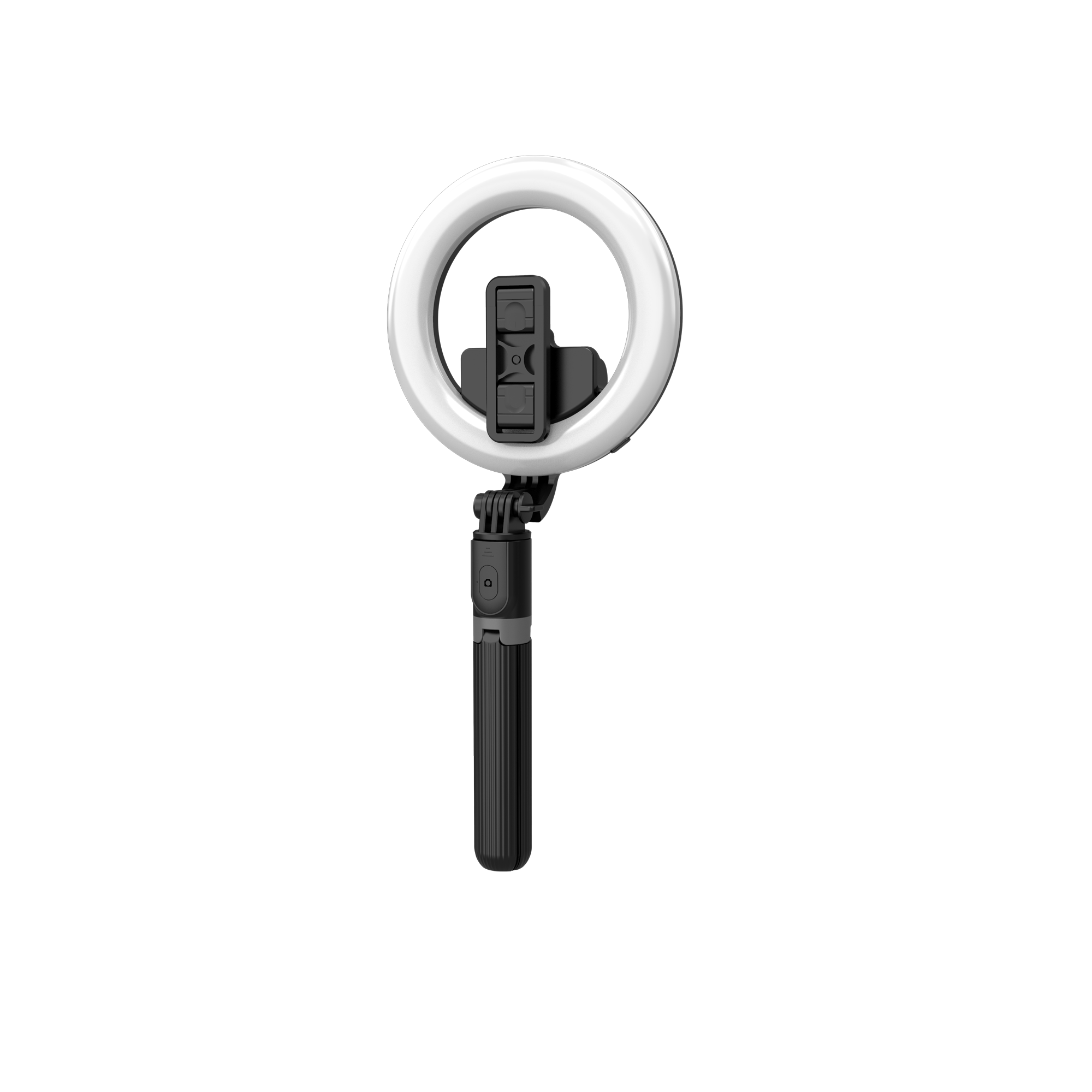 L07 5" Ring Light 360 Degree Rotating Wireless Portable Selfie Stick Tripod For Mobile Secondary image