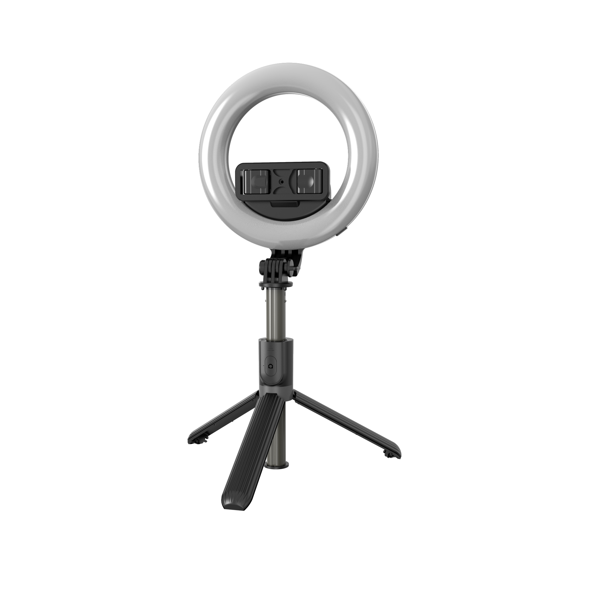 L07 5" Ring Light 360 Degree Rotating Wireless Portable Selfie Stick Tripod For Mobile