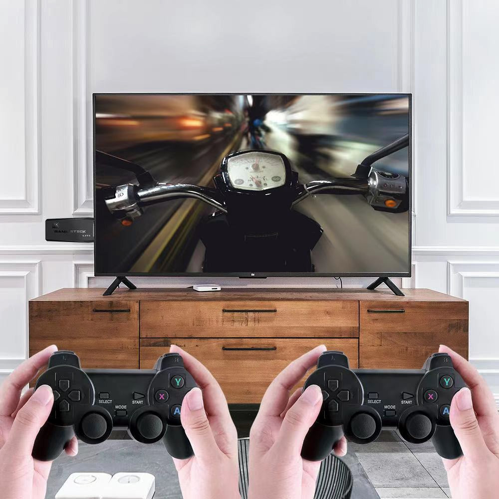 M8 2.4G Double Wireless 4K Video Game Controller 32G 3500 Games