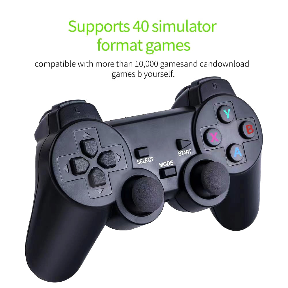 M8 2.4G Double Wireless 4K Video Game Controller 32G 3500 Games
