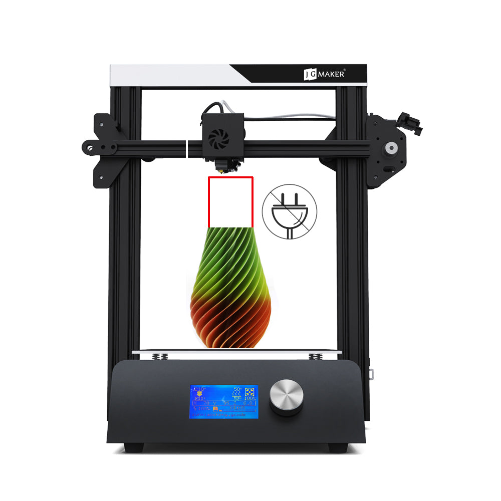 Magic 3D FDM Printer DIY Kit with Filament Run Out Detection Sensor and Resume Print