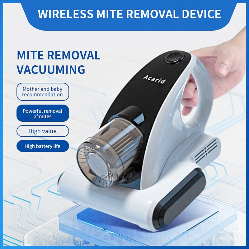 10KPa Mite Removal Vacuum Cleaner Wireless Powerful Suction USB Rechargeable Secondary image
