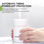 300ml USB Mini Humidifier Desktop Misting Aroma Diffuser with Night Light Auto Power Off Air Humidifier Car Interior Accessories