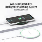 OJD-31A 15W QC Qi Wireless Phone Charging Pad Mat Phone Charger