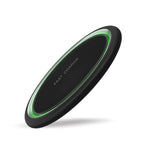 Ultra Slim Round15W Fast Charging Wireless Charger Pad  For Iphone 8 & Above, Samsung S10, Note10 & Android Support Qi-Enable Device