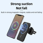 OJD-69 15W 360° rotation Magnetic Wireless Car Charger