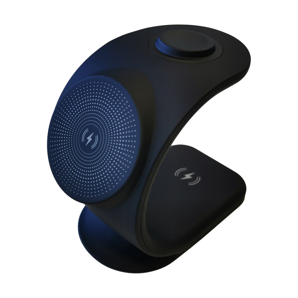 OJD-83 3 in 1 15W Magnetic Wireless Charger Desktop Charging Stand  for iPhone  Apple Watch AirPod Main image