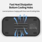 OJD-85 3 IN 1 Magnetic Wireless Charger Stand 15W Wireless Charger
