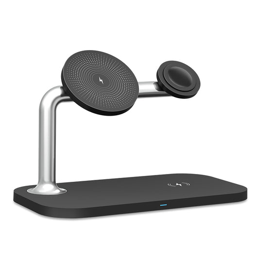 OJD-85 3 IN 1 Magnetic Wireless Charger Stand 15W Wireless Charger