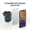 OJD-78 Magnetic Car Vehicle Air Outlet Fast Charging Mobile Phone Wireless Charger for iPhone 12 Series