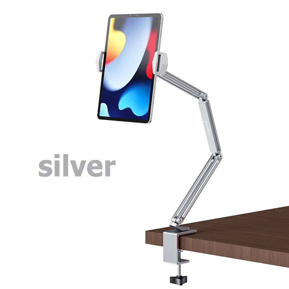 Adjustable Bed Tablet Phone Holder Desk Flexible Long Arm Lazy Clip Bracket Secondary image