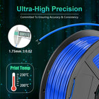 PLA 3D Filament 1.75mm Blue 1KG/Roll