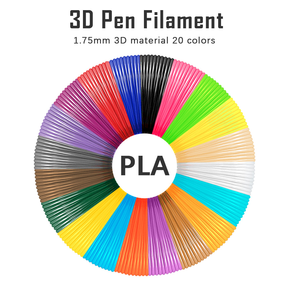 3D Printing Pen PLA 1.75mm Filaments 20 Colors Secondary image