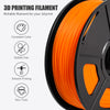 PLA 3D Filament 1.75mm Orange 1KG/Roll