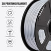 PLA 3D Filament 1.75mm Sliver 1KG/Roll