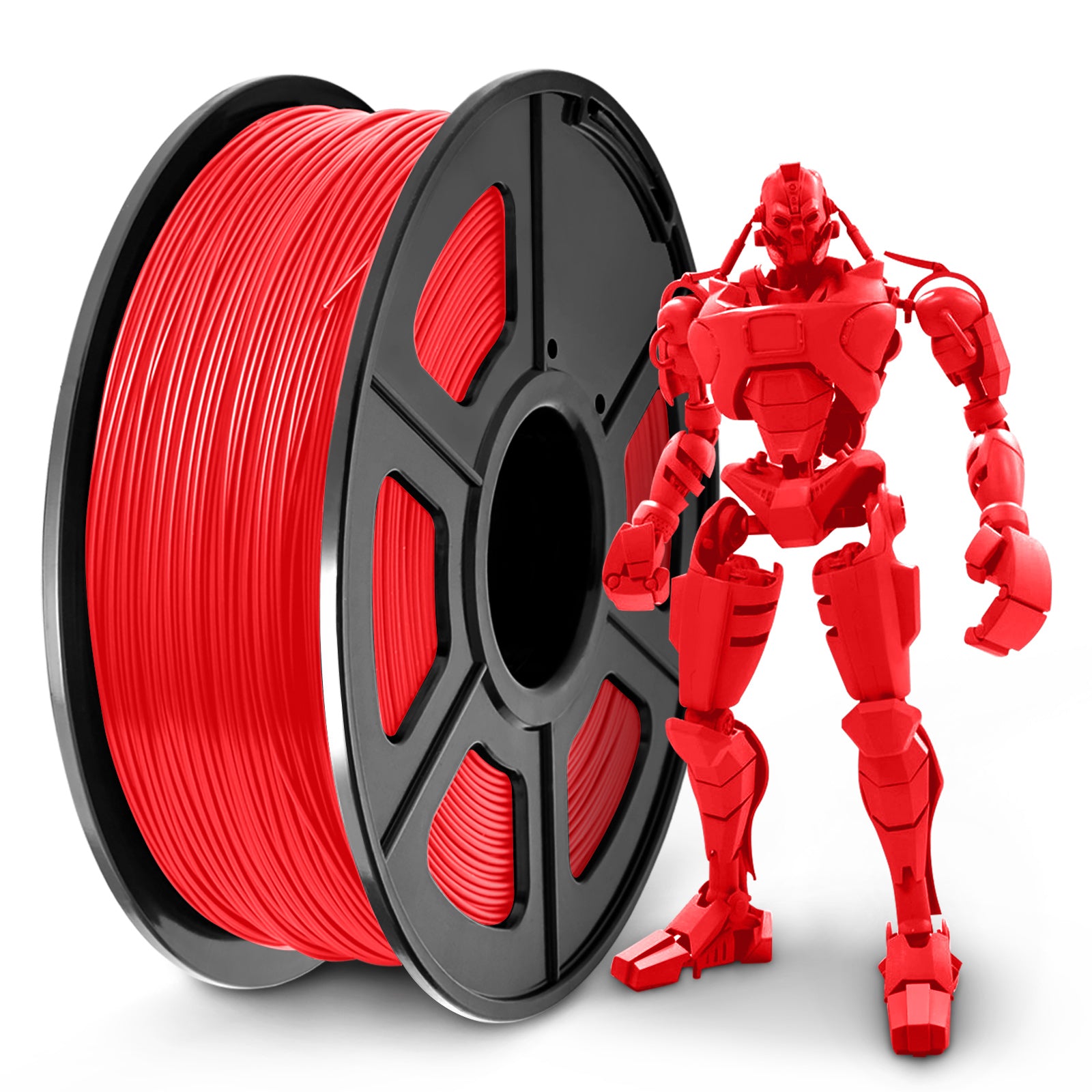PLA+ 3D Filament 1.75mm Red 1KG/Roll Main image