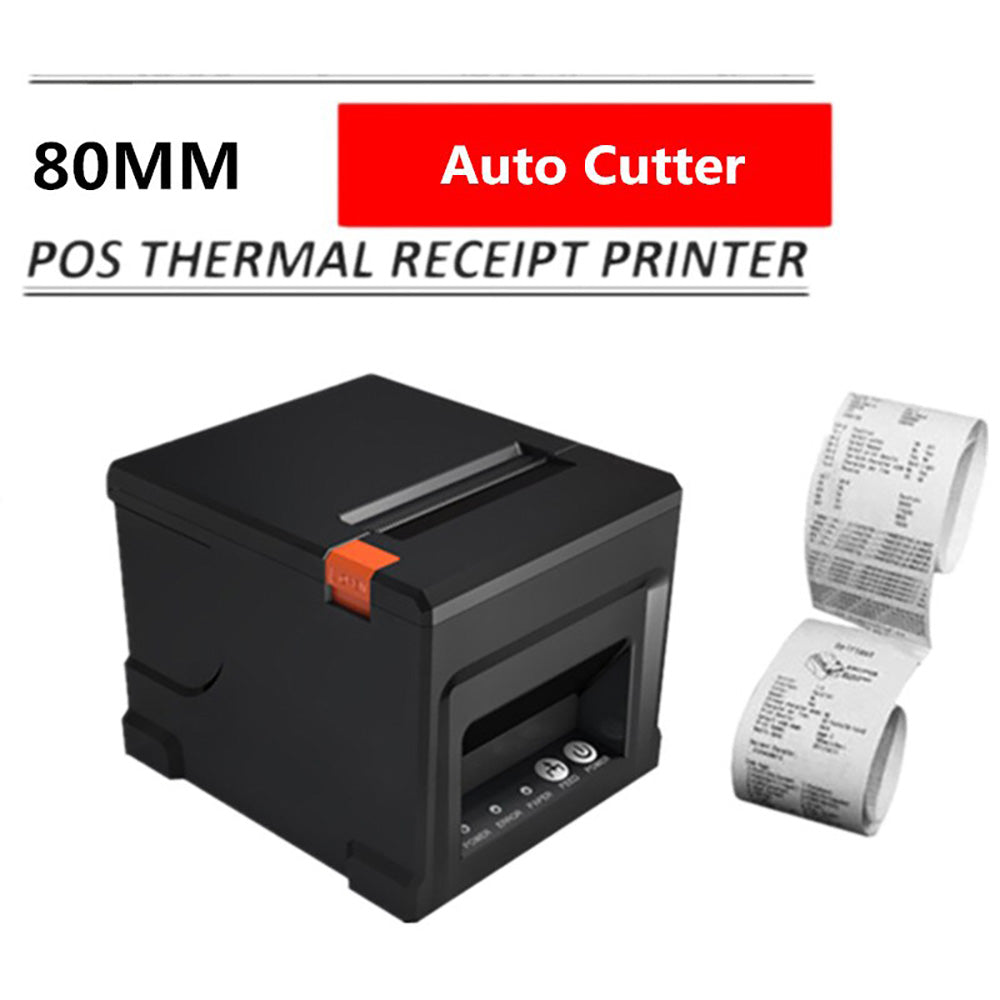 Retail POS cash register collection bill USB+BT 80mm thermal receipt printer