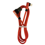 USB Double Elbow Cotton Linen Charger Cable For iphone ipad