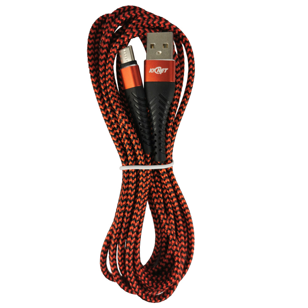 Type-C Mermaid Red & Black Charging Cable Main image