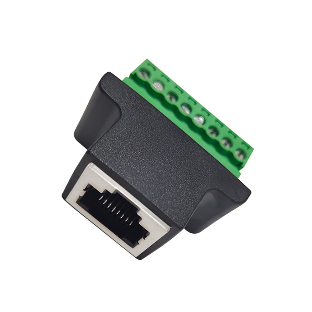 Ethernet RJ45 Female/male To Screw Terminal 8 Pin for CCTV DVR Adapter Connector Secondary image