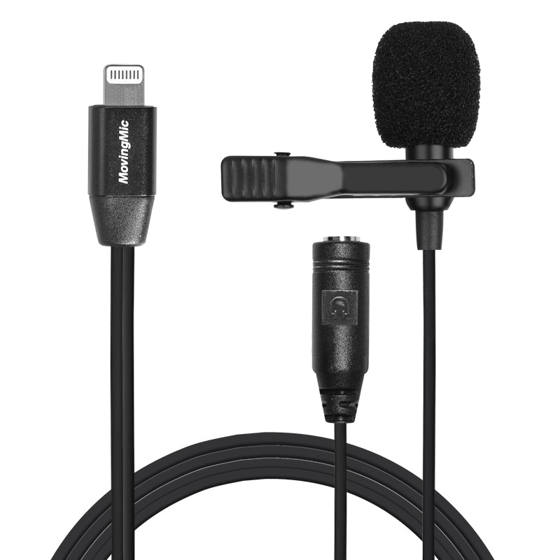 RL3 PRO Lavalier Microphone for Smartphones iPad and iPod touch