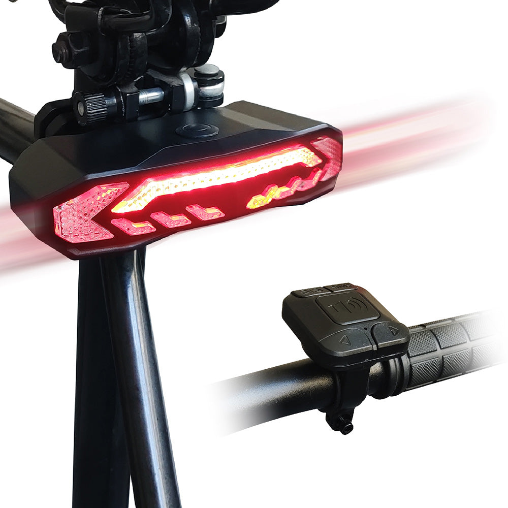 SF31 Smart Bike AlarmTailight with Warning light/Brake light/Turn signal/Electric bell/Anti-theft alarm Main image