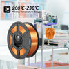 Silk PLA+ 3D Filament 1.75mm Red Copper 1KG/Roll
