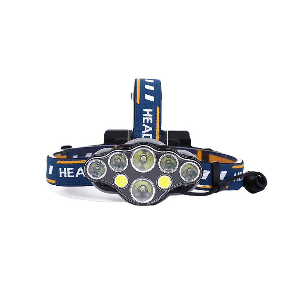 8Led Usb Rechargeable Head Lamp  Cob red Outdoor Camping Flashlight Main image