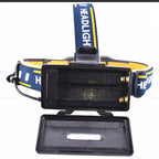 8Led Usb Rechargeable Head Lamp  Cob red Outdoor Camping Flashlight