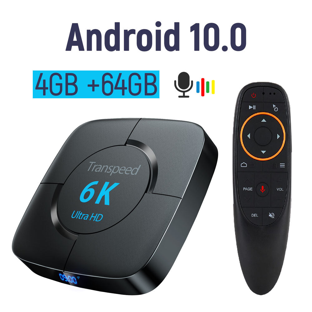 6K 4GB+64G  TV Box Voice Assistant 6K 3D Wifi 2.4G&5.8G Media player Secondary image