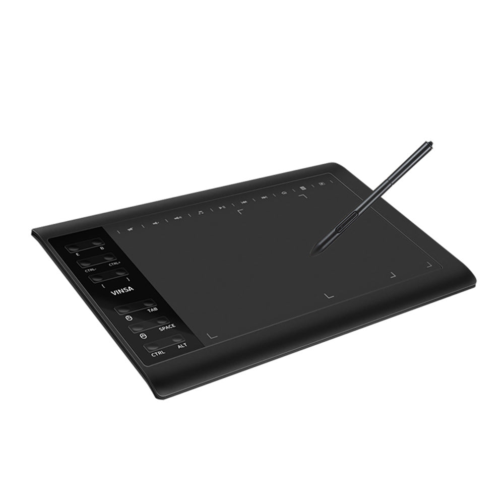 VIN1060PLUS 10x6 inch Digital Drawing Tablet 8192 Pressure Sensitivity Tablet Battery-Free Pen Hand Painted Tablet Main image