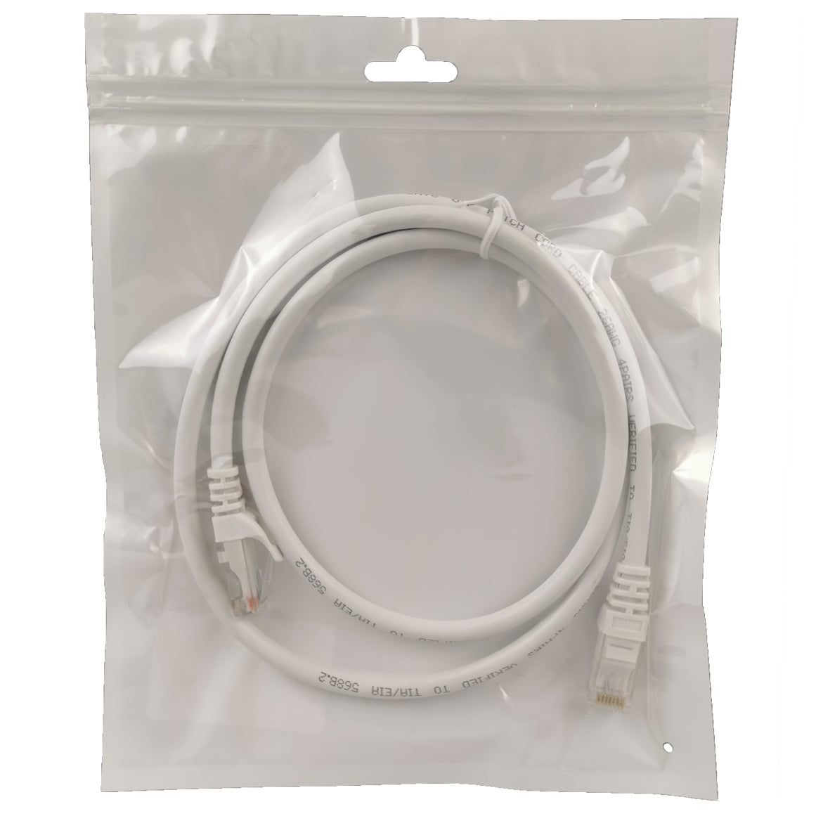 1m White Ethernet Network Lan Cable CAT6 UTP 1000Mbps RJ45 8P8C Secondary image