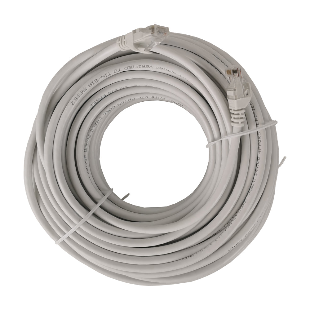 30m White Ethernet Network Lan Cable CAT6 UTP 1000Mbps RJ45 8P8C Main image