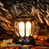 LED Camping Light Portable Retro Lantern USB Rechargeable Waterproof Outdoor