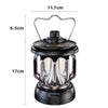 LED Camping Light Portable Retro Lantern USB Rechargeable Waterproof Outdoor