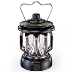 LED Camping Light Portable Retro Lantern USB Rechargeable Waterproof Outdoor