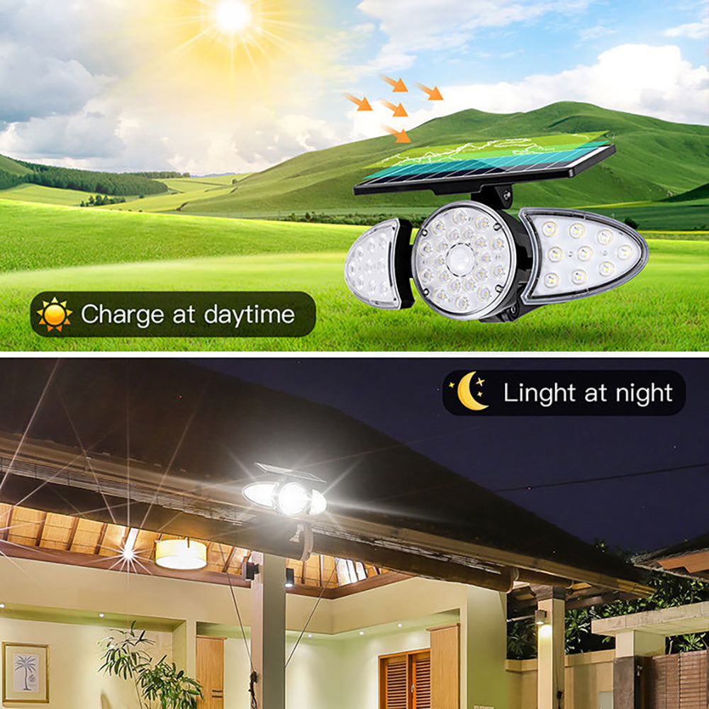 YH0530-PIR  38 LEDS  Solar Emergency Security Garden Wall Motion Sensor Light Secondary image