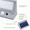 YH0609-PIR 21 LED Stainless Steel Outdoor Light Motion Sensor Solar Wall Light