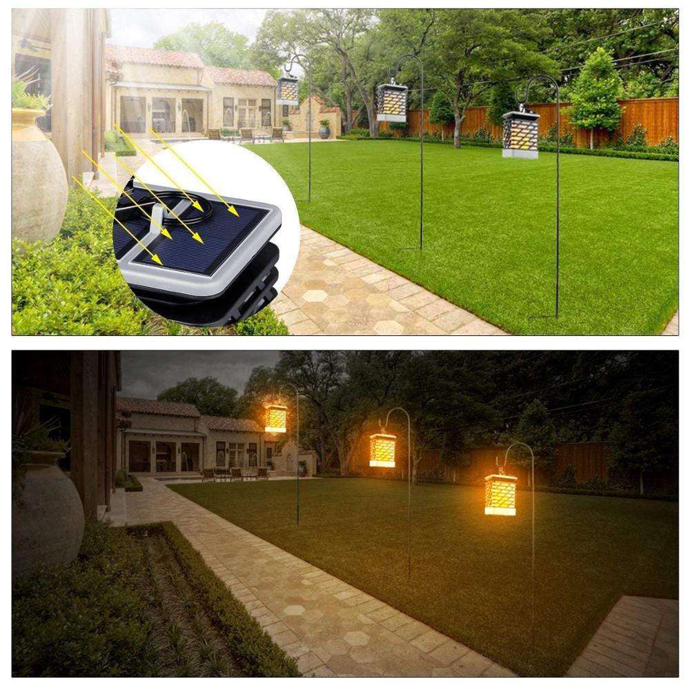 YH0812 Hanging Dancing Flame Lanterns Decoration Lights Umbrella Lanterns