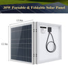 YH1003 30W 11V multifunctional Foldable small solar panel Green lighting kit