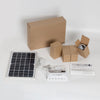 YH1006 12W Solar panel 4 LED bulbs Portable Solar Power  Lighting Kit