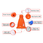 YH1009-4 4 Led bulbs  Outdoor Camping Tent Bulb Solar Remote Bulb With Panel