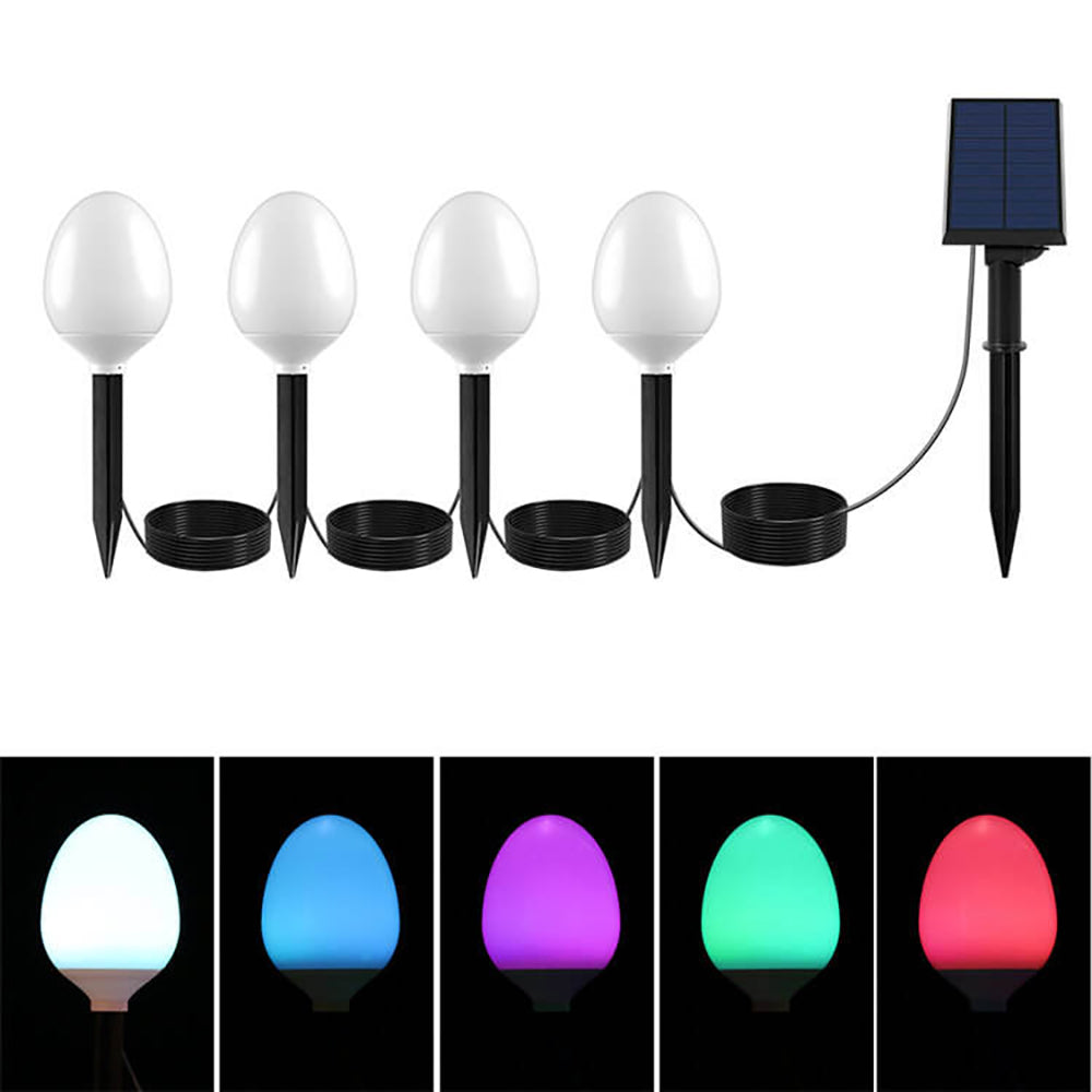 YH1010 Solar Ball Lights Christmas party decoration  led ball egg sphere light Secondary image