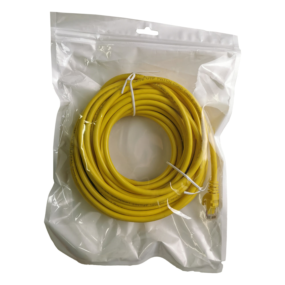 10m Yellow Ethernet Network Lan Cable CAT6 UTP 1000Mbps RJ45 8P8C Secondary image