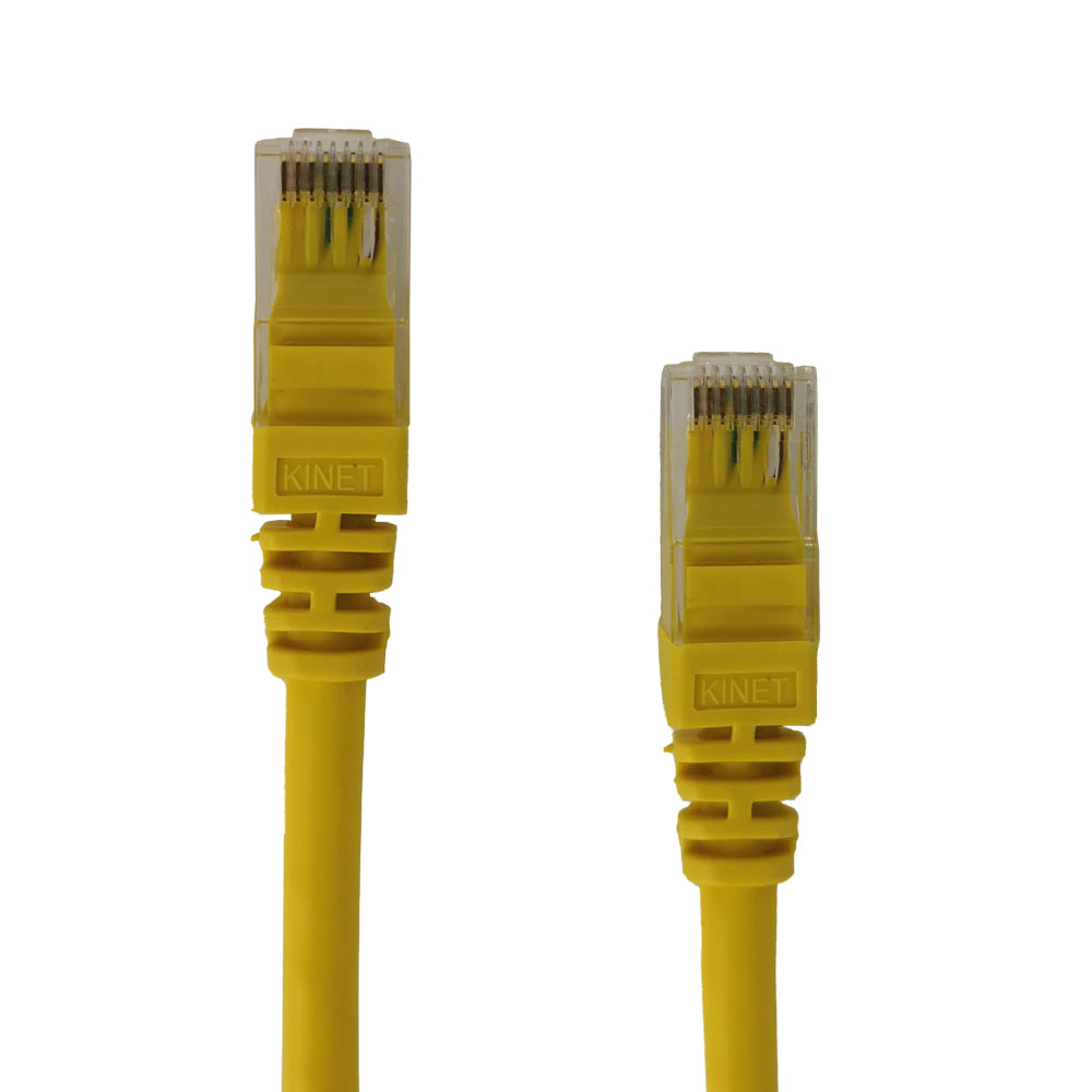 20m Yellow Ethernet Network Lan Cable CAT6 UTP 1000Mbps RJ45 8P8C