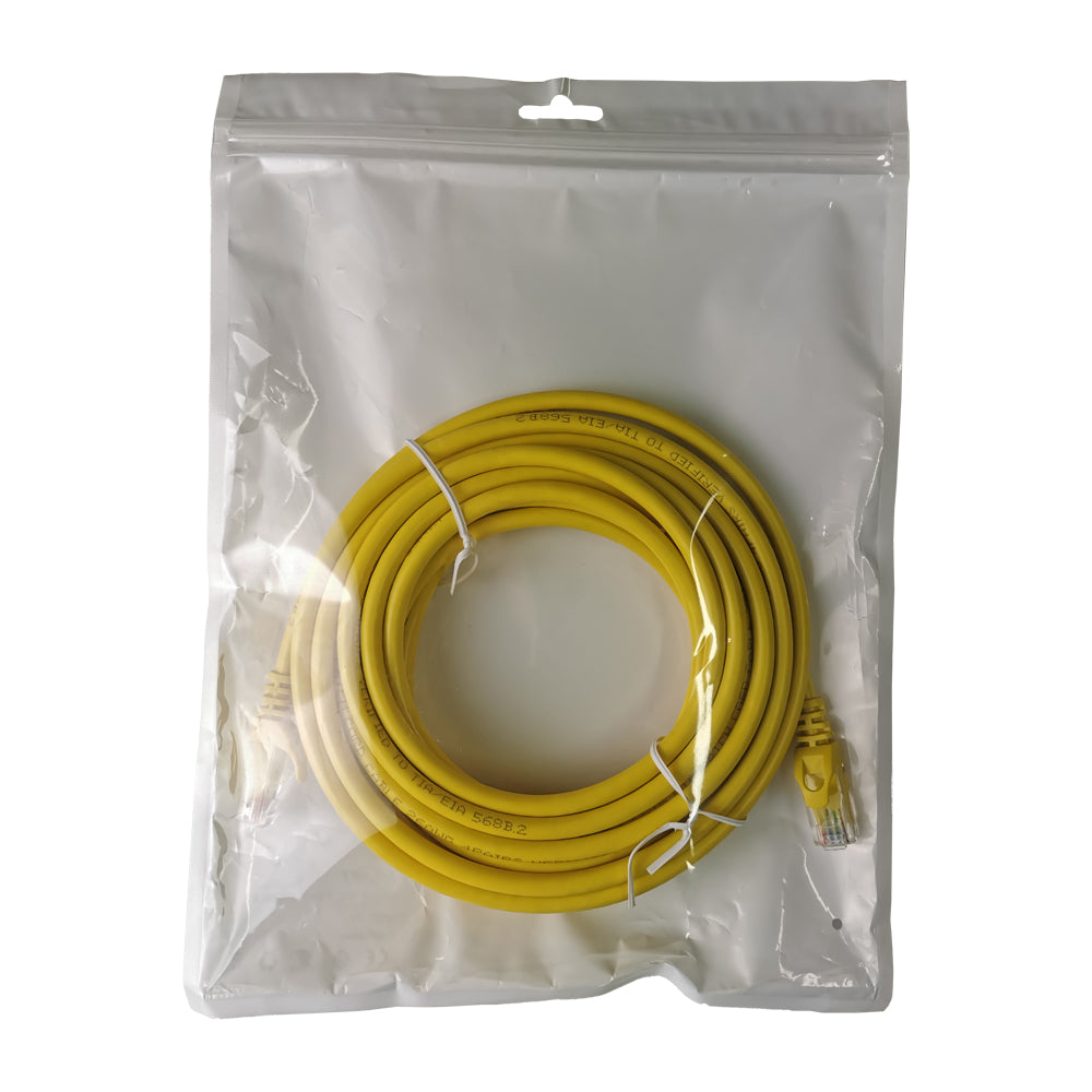 5m Yellow Ethernet Network Lan Cable CAT6 UTP 1000Mbps RJ45 8P8C Secondary image
