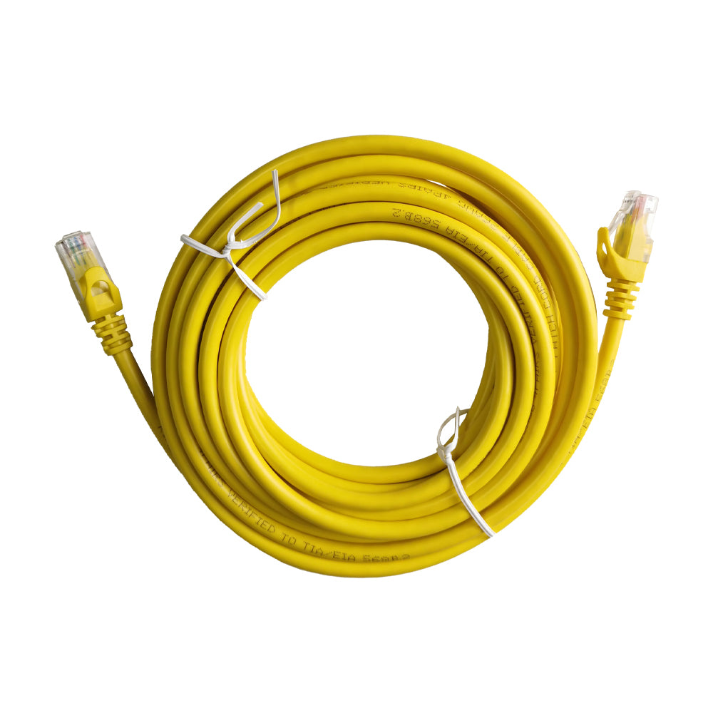 5m Yellow Ethernet Network Lan Cable CAT6 UTP 1000Mbps RJ45 8P8C Main image