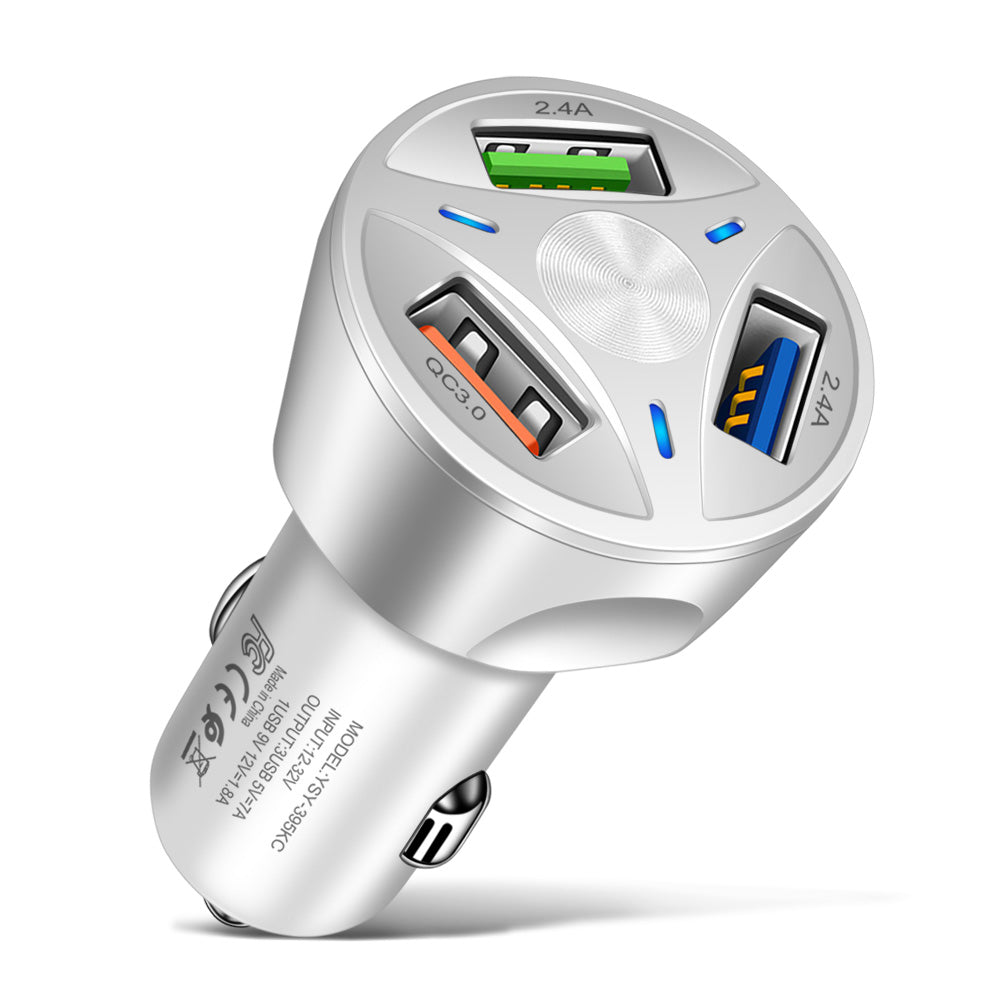 YSY-395KC Car Universial Triple Port USB QC3.0 Charger Secondary image